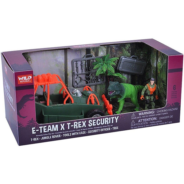E-TEAM T-REX SECURITY PLAYSET